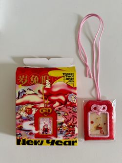 pop mart three! two! one! new year desire pendant - safety and auspiciousness
