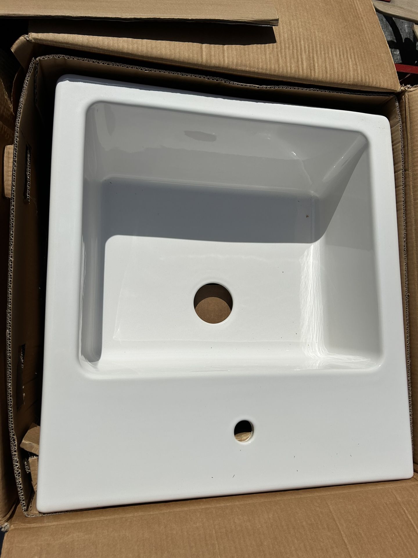 Apron Front Sink And cabinet Base.