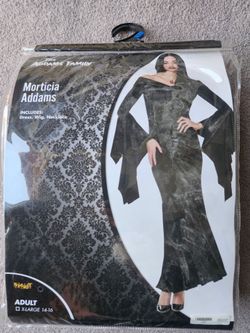 Morticia Addams Halloween Costume Adult XL