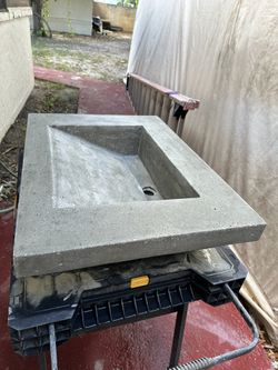 CONCRETE SINK - LAVA MANO CONCRETO