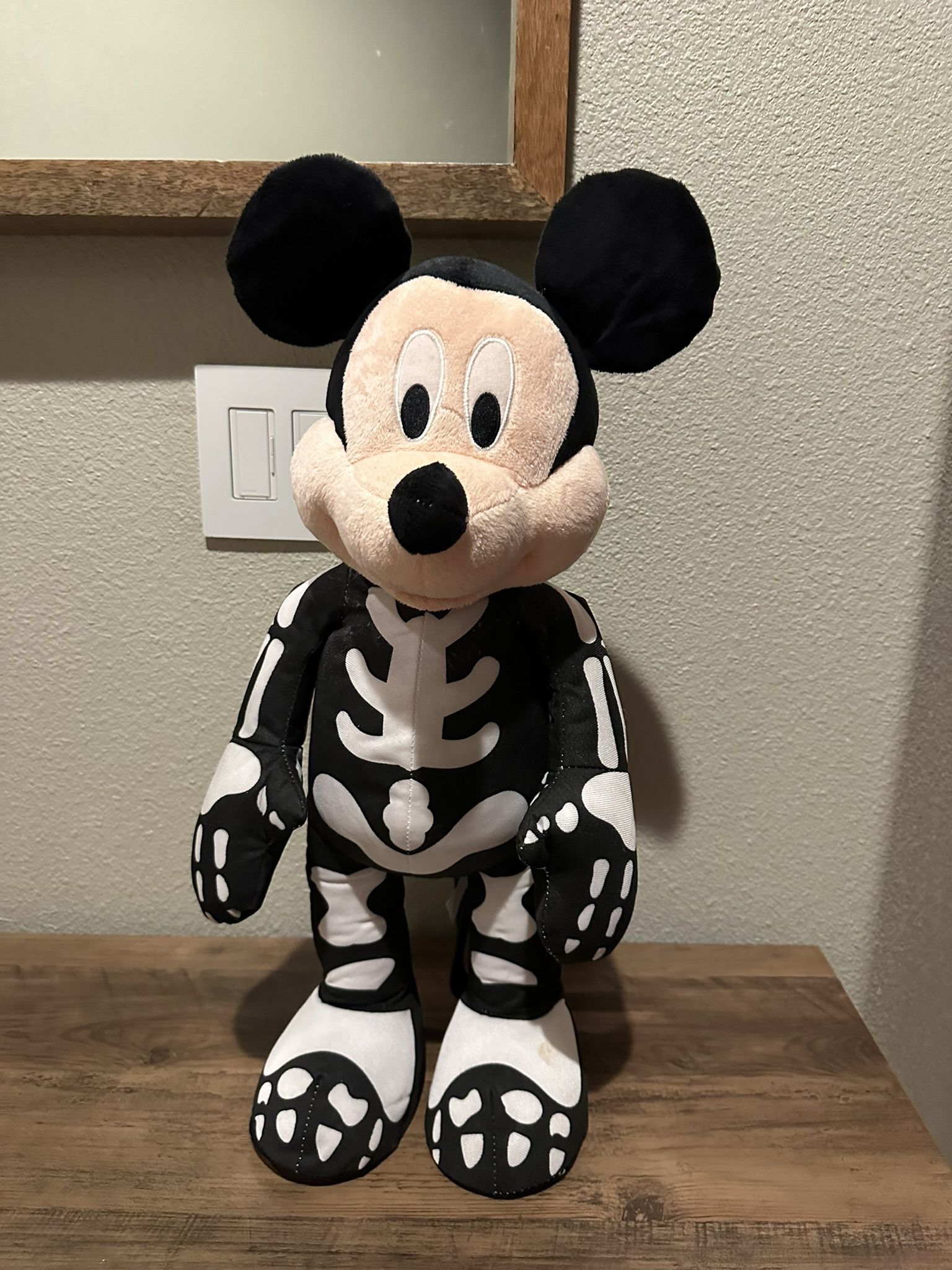 Disney Mickey Mouse Skeleton Standing Figure