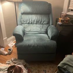 Green recliner