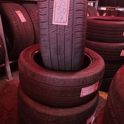 4 take off Tires 225/50/17 CONTINENTAL CONTIPROCONTACT  $320