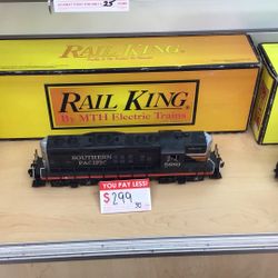 Rail King Electric Train Engine In Original Box! Layaway Available!