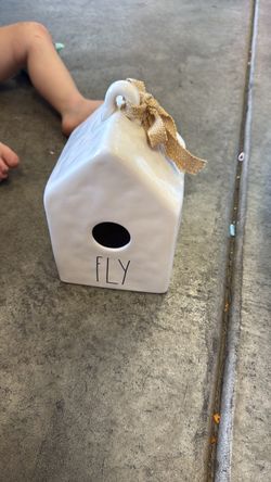 Rae Dunn bird house