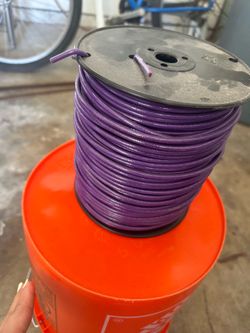500 ft 10 AWG Purple THHN copper wire stranded