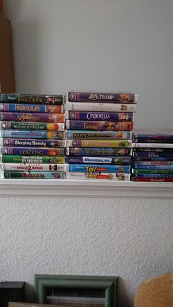 Disney vhs & clvd movies