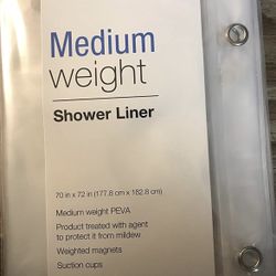 Shower Curtain Liner Medium