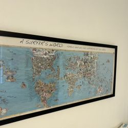 Famous Beaches And Surfbreaks Of The World Framed Image