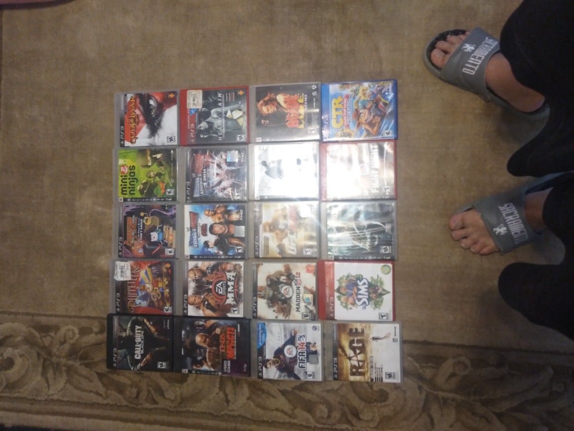 "PS3" Games And (1) PS4 Game...