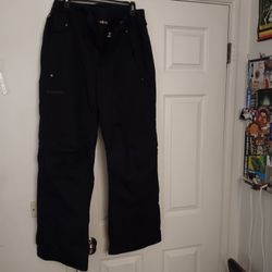 Columbia Black Snow Pants M