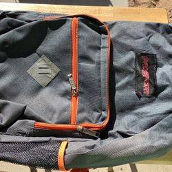 New, Pro sport Gray and Orange Backpack. 