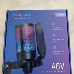Ampligame Fifine RGB Mic Series