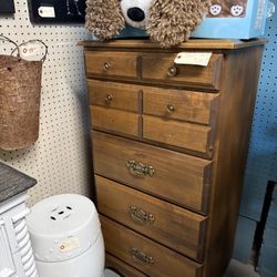 Narrow Wood Dresser