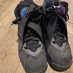 NIKE AIR JORDAN VIII 8 RETRO BG AQUA BLACK CONCORD AQUATONE 305368-025 Sz 5.5y