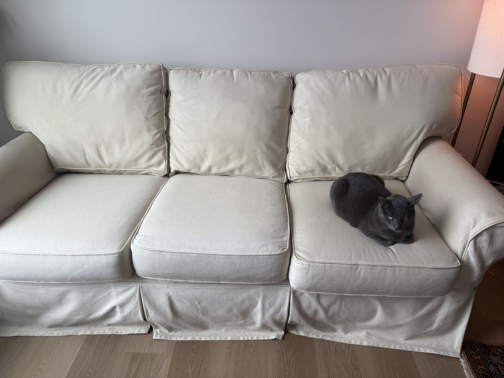 Pottery Barn Slipcover Sofa