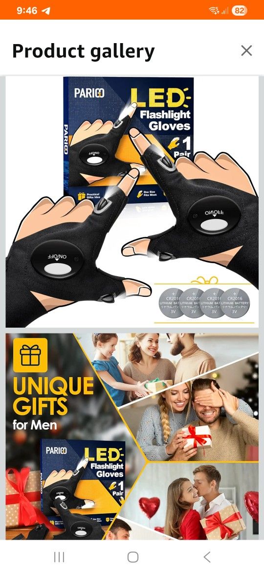 LED Flashlight Glove