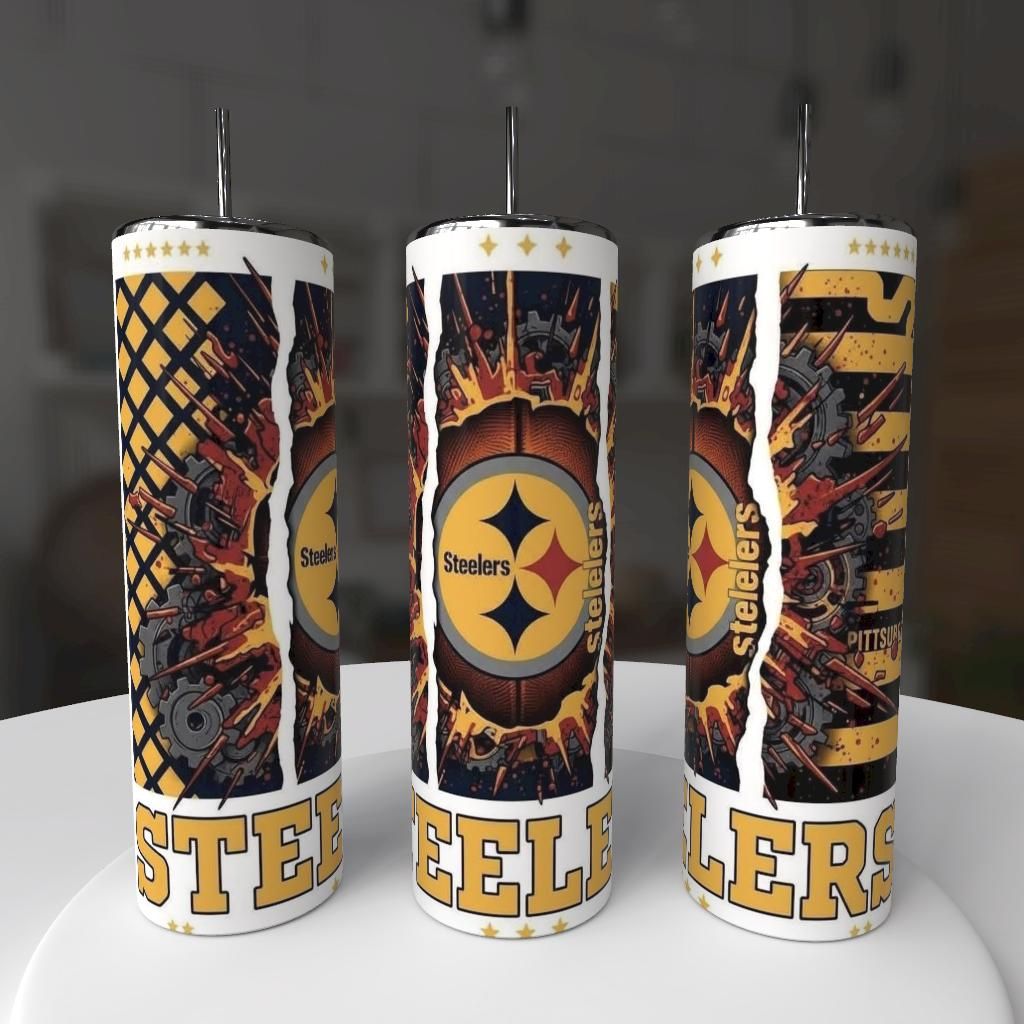 Pittsburgh Steelers Football Tumbler