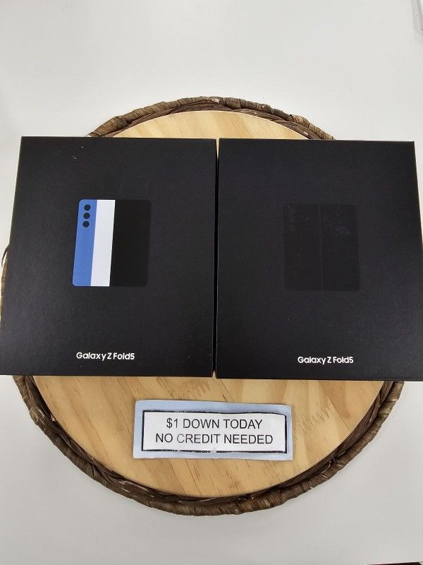 Samsung Galaxy Z Fold 5 5G NEW - Pay $1 DOWN AVAILABLE - NO CREDIT NEEDED