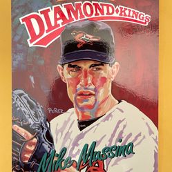 1994 Donruss Diamond King Limited  Jumbo Size Of 10,000 Mike Mussina