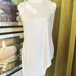 Dondup Made in Italy White Sleeveless Top