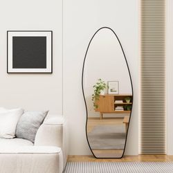 New 63”x24” Full Length Wavy Mirror