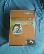 TDK DVD-R 5 Pack sealed