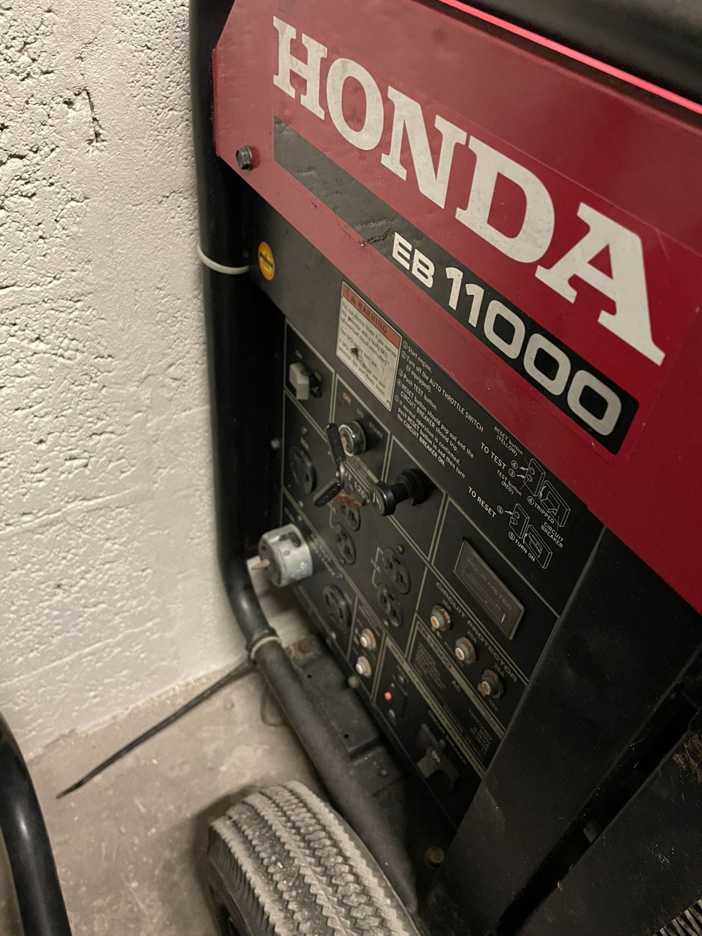 Honda Generator Model: Eb11000 Electric Start Gas Generator 11,000 Watts