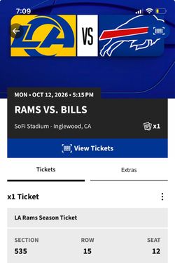 Rams vs Bills