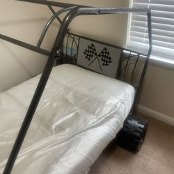 Race Car Style Twin Bed Frame 