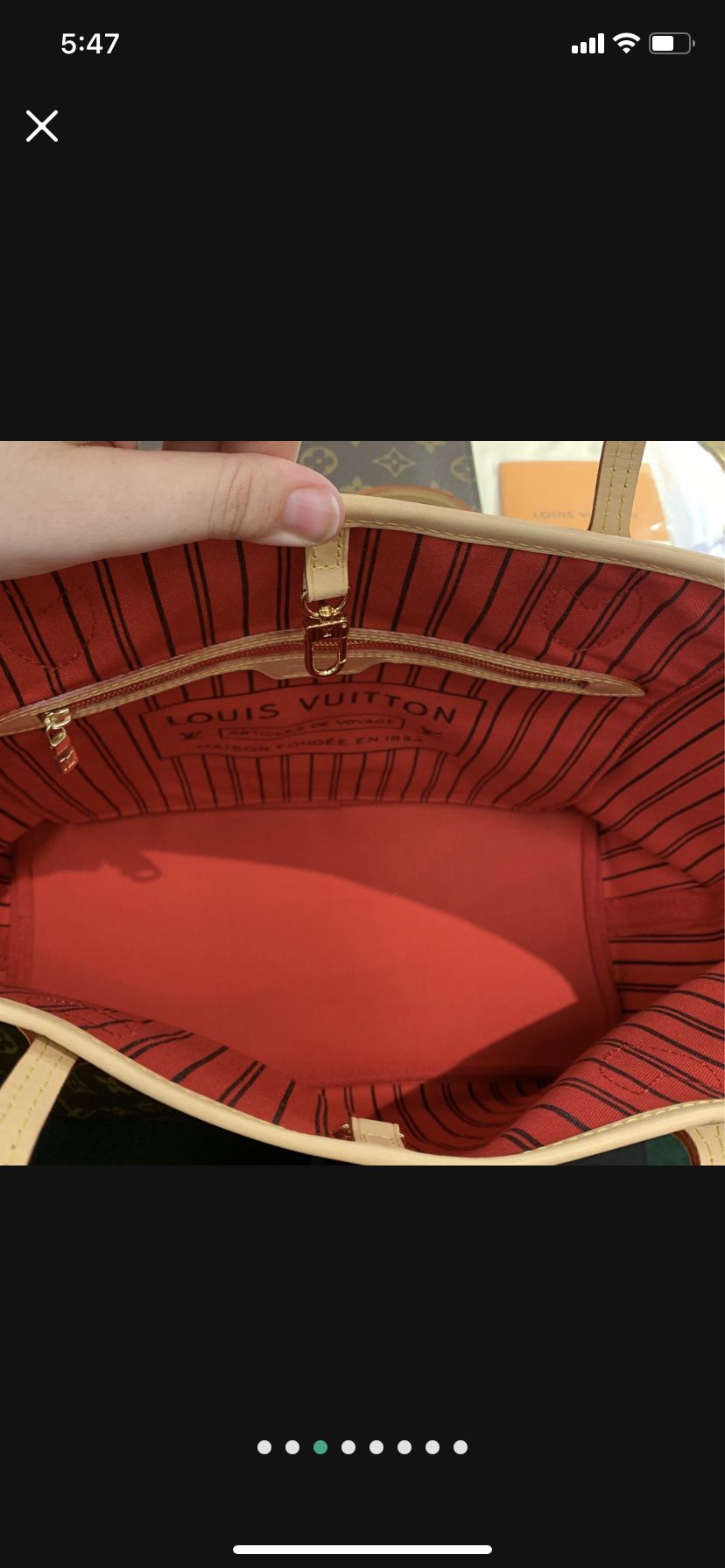 Louis Vuitton Neverfull MM Cherry Lining for Sale in Bellevue, WA - OfferUp