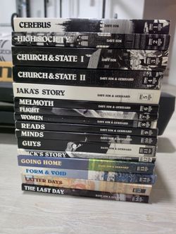 Cerebus Complete 16-Volume Graphic Novel Set (Books 1-16) - Dave Sim