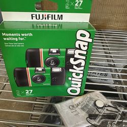 Fujifilm Quicksnap One Time Use  with Flash, 2 Pack