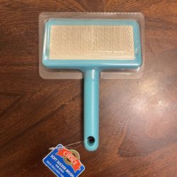 Dog soft slicker hairbrush new & never opened 