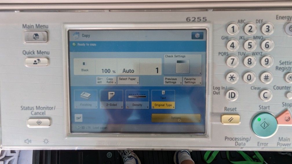 Used Canon ImageRunner Advance 6255 Tabloid Size Black & White Laser