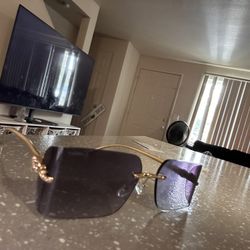 Cartier Eyewear Panthère De Cartier Rimless Sunglasses