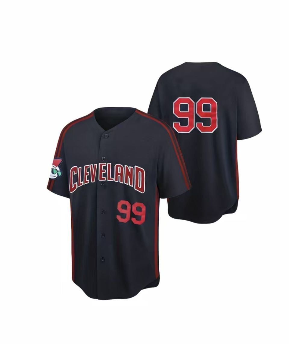 Men’s Cleveland #99 Baseball Jersey Retro