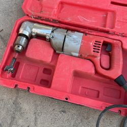 7 Amp Corded 1/2 in. Corded Right-Angle Drill Kit with Hard Case