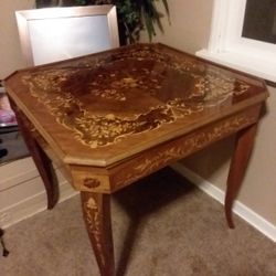 Vintage 70ish GAME Table and WINE cart