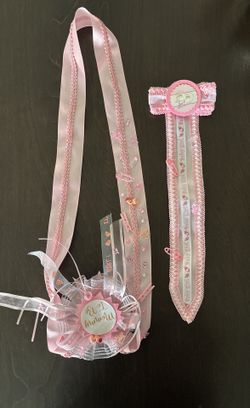 Baby Shower Sash & Tie