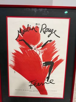 Framed print from Moulin Rouge, Paris