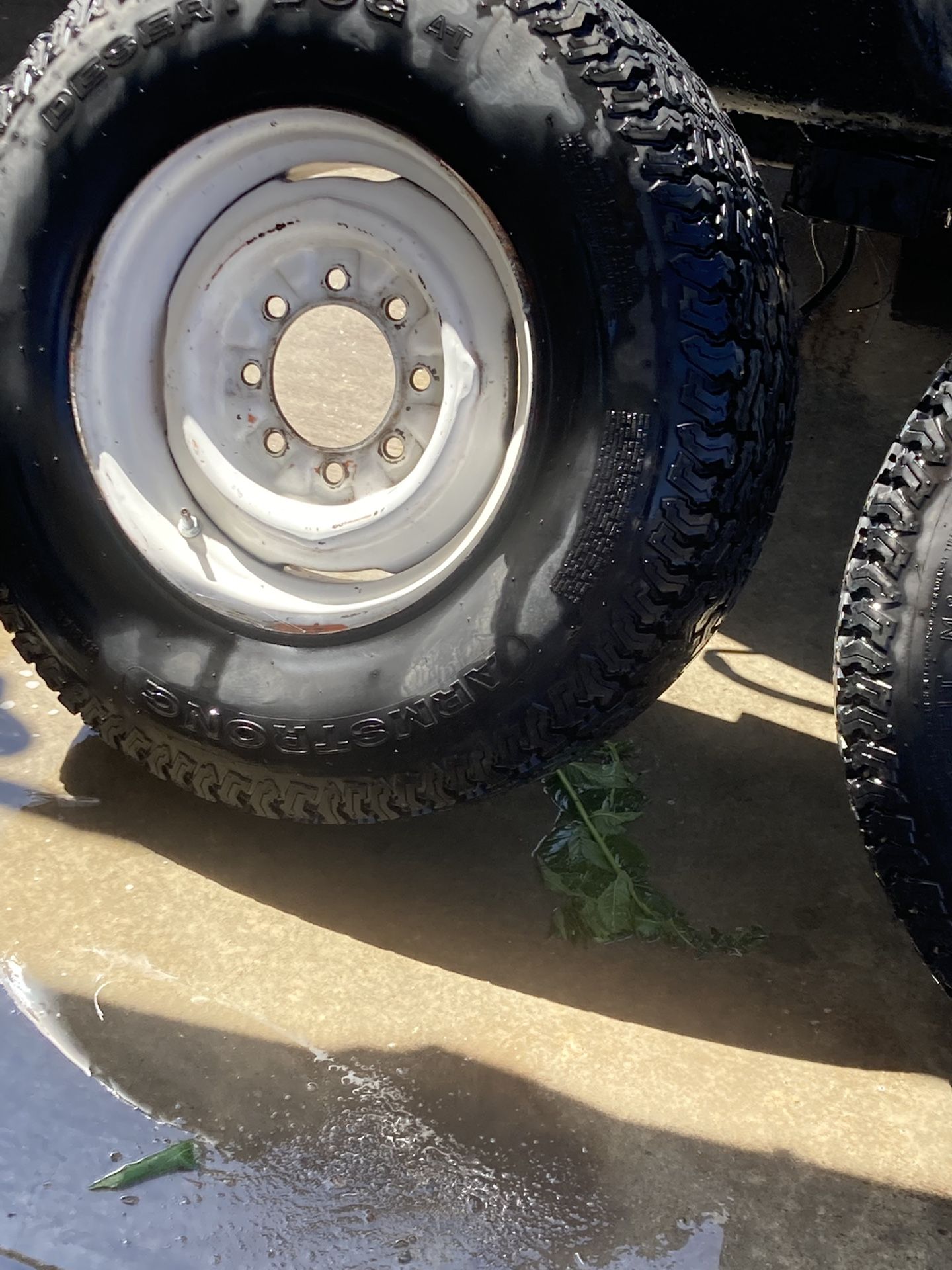 2 -8 Lug Wheels And Tires, Desert Dog- 9.5/16.5
