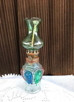 Vintage mini oil lamp