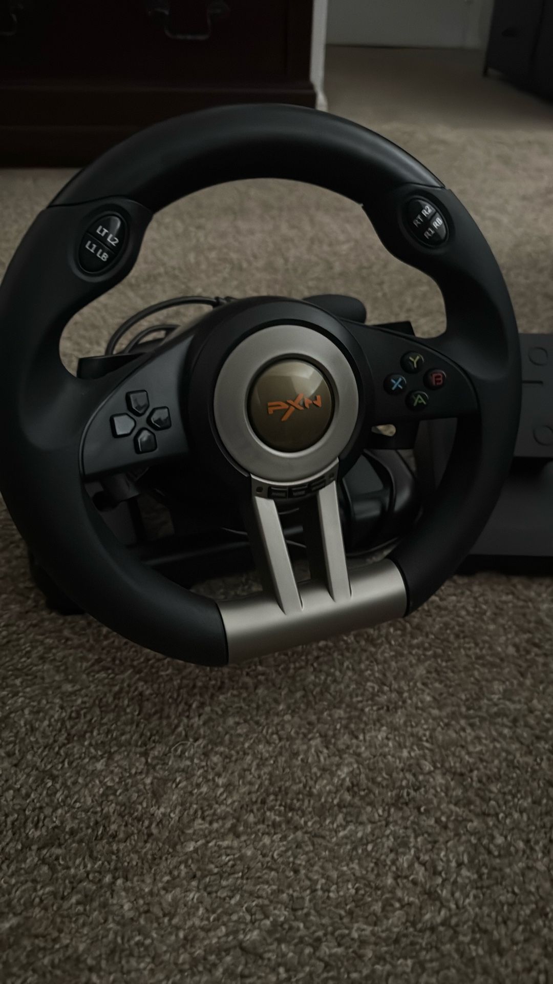 Xbox Steering Wheel And Pedals (USED)