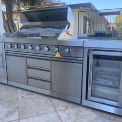 brand New Patio Kitchen Island Barbecue Grill Stainless Steel Inbox