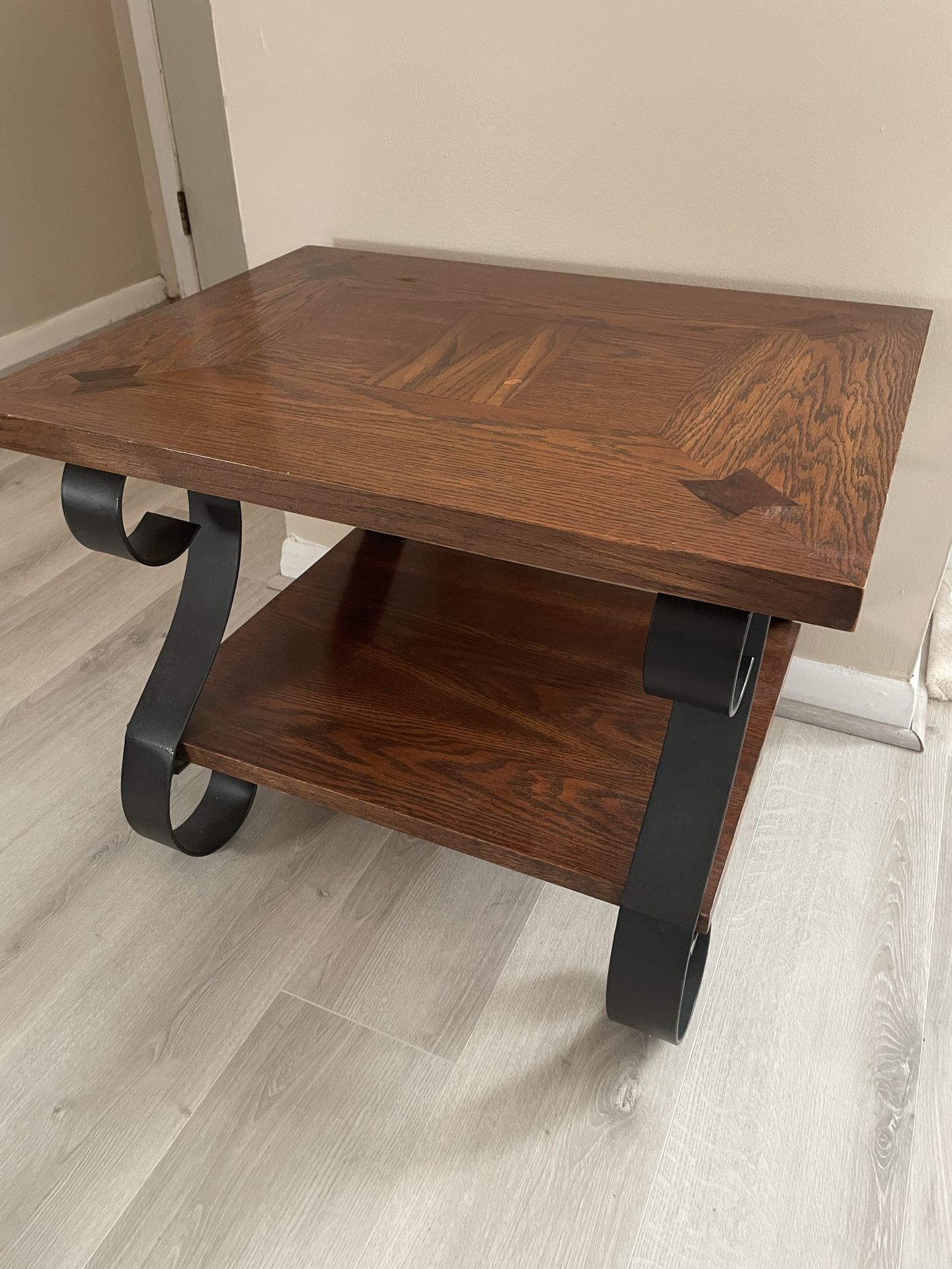 Vintage Lane End Table Rectangular 2 Tier Side Table RARE Heavy Duty Coffee