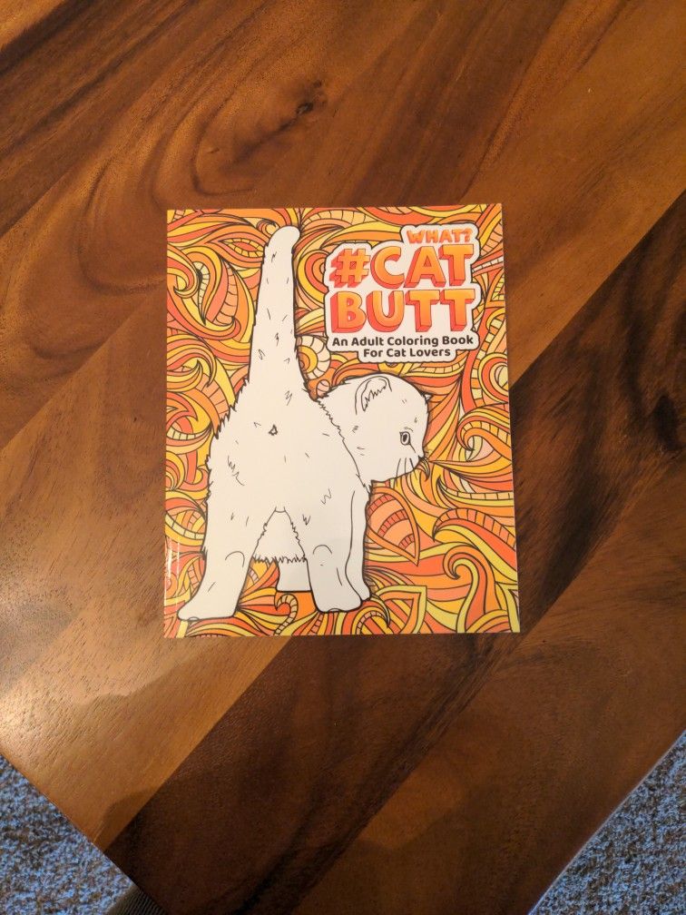 Cat Butt Coloring Book