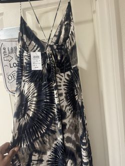 summer dress with high slit 