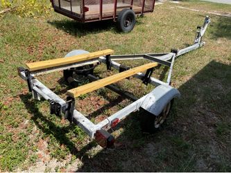 Boat / jet ski trailer... 16' | x 5.5' w... new winch, lights, clean title