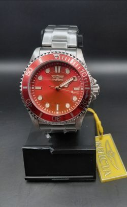 Invicta Pro Diver Watch Red Dial